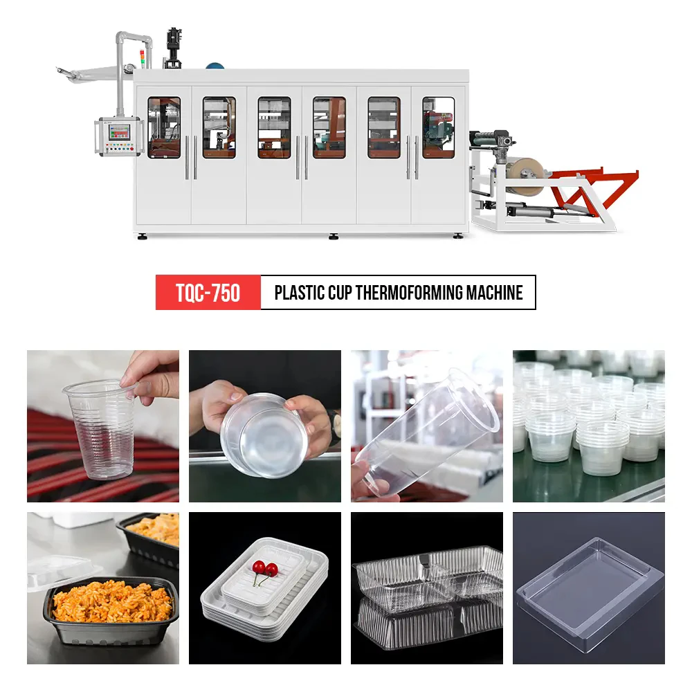 Fully Automatic Plastic Cup Thermoforming Machine
