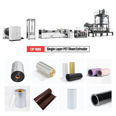 Extrusor de lámina de una sola capa totalmente automática PET/PLA